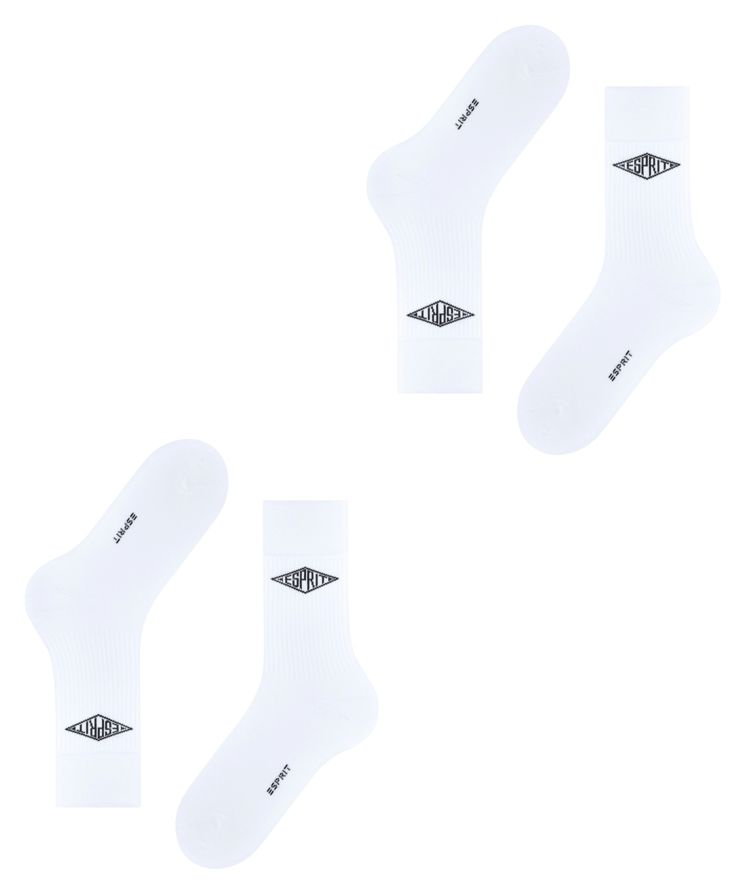 Produktbild ESPRIT Herren Socken Unisex Logo 2er Pack 4 von 5