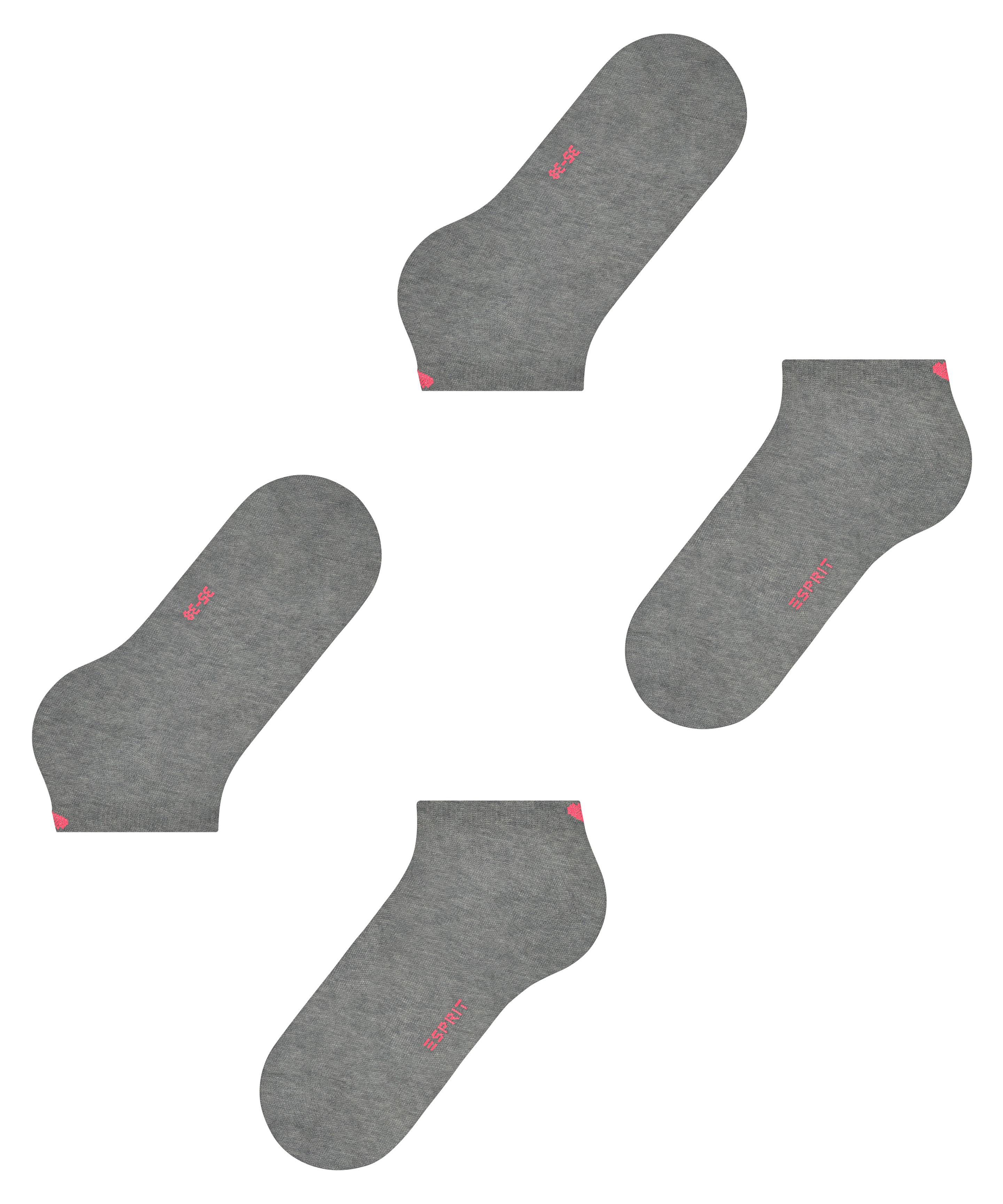 Produktbild ESPRIT Damen Sneaker Socken Irisée 2er Pack 4 von 5