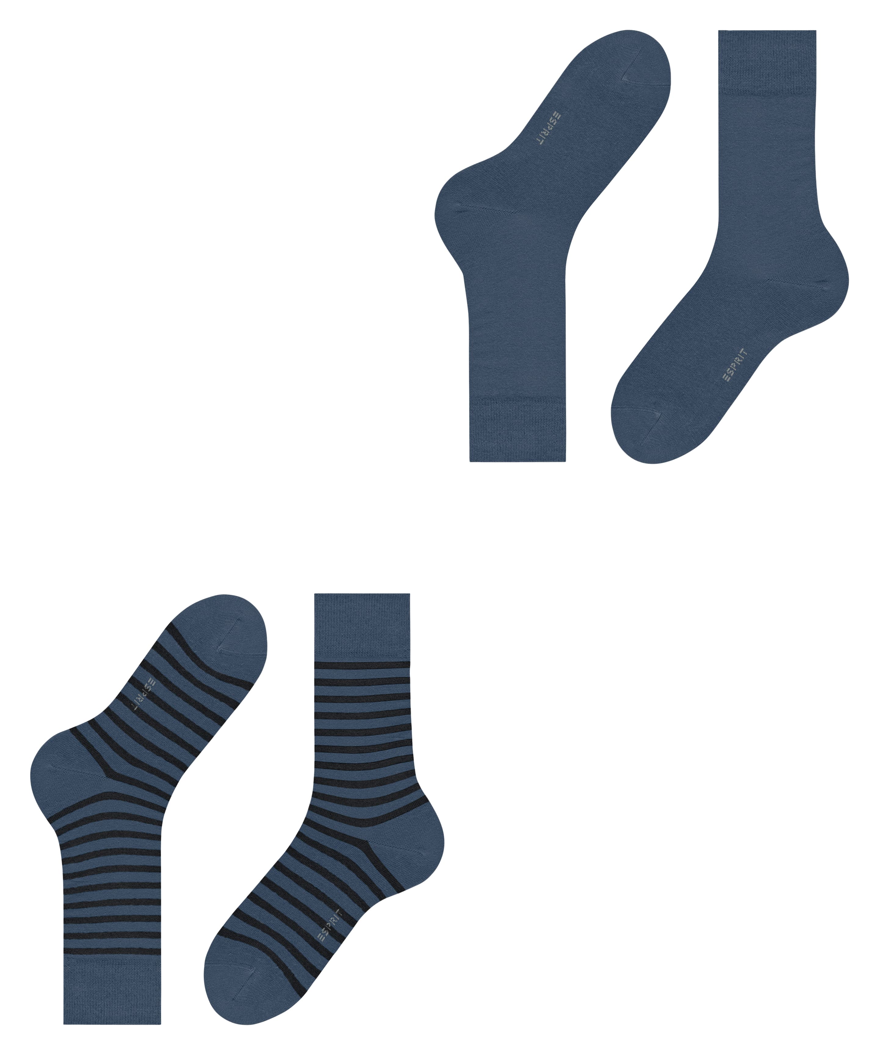 Produktbild ESPRIT Herren Socken Fine Stripe 2er Pack 5 von 5