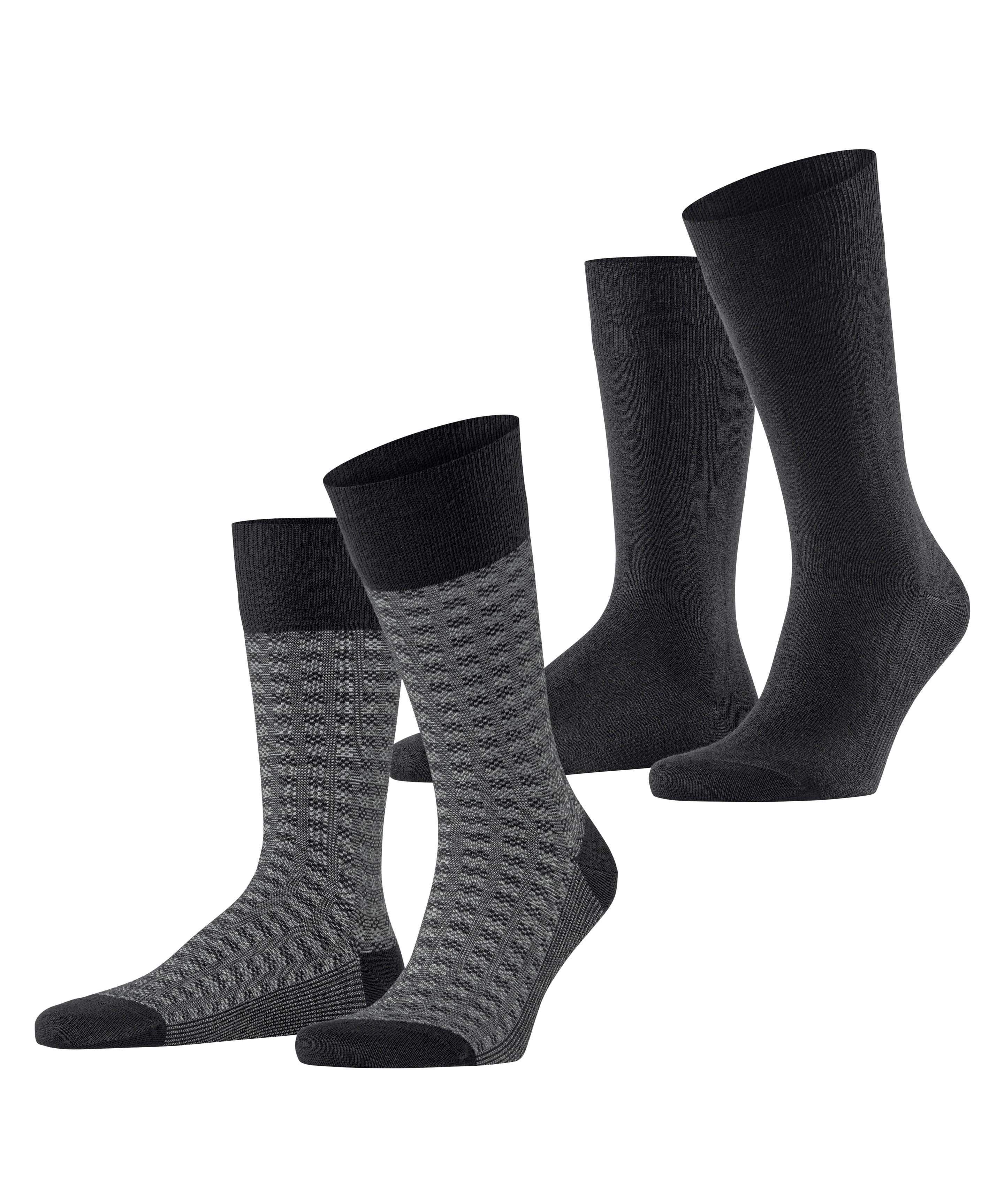 ESPRIT Herren Socken Houndstooth 2er Pack 