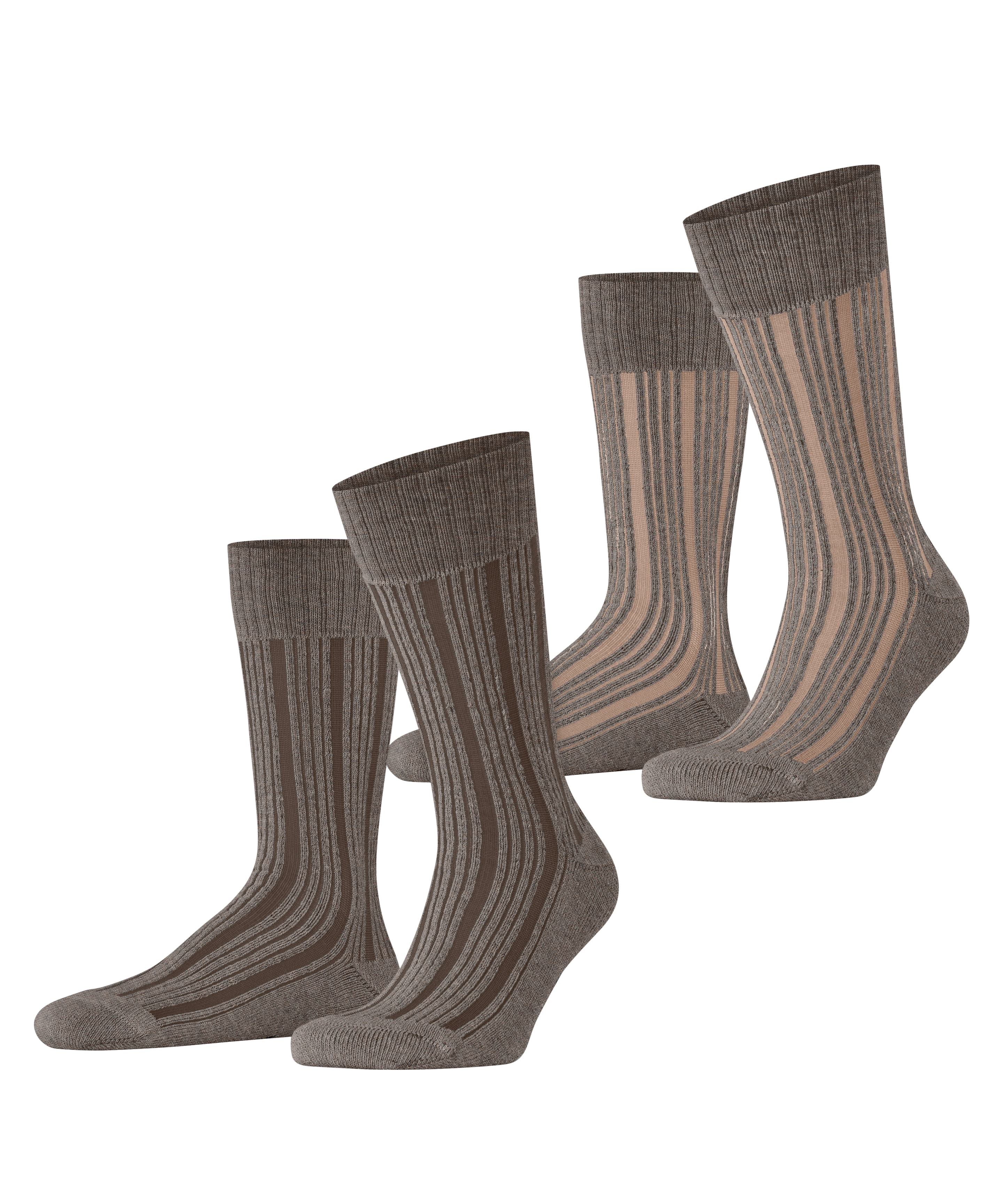 ESPRIT Herren Socken Plush Rib 2er Pack 