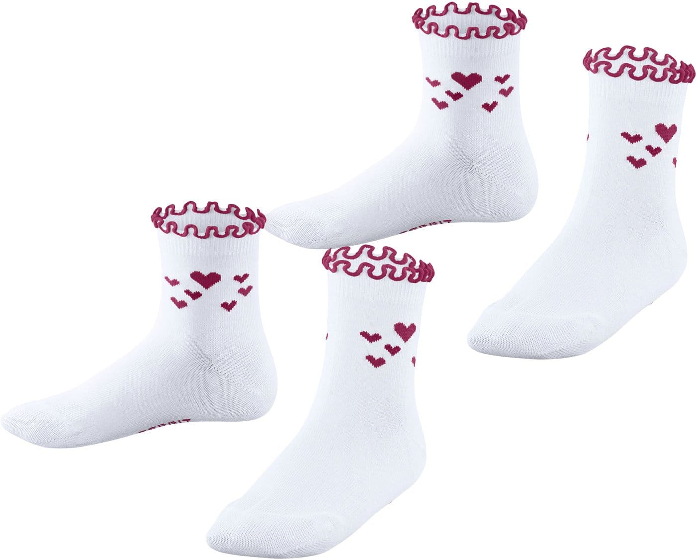 ESPRIT Kinder Kurzsocken Lovely Heart 2er Pack