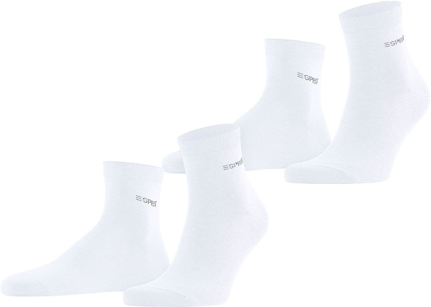 ESPRIT Herren Kurzsocken Basic 2er Pack