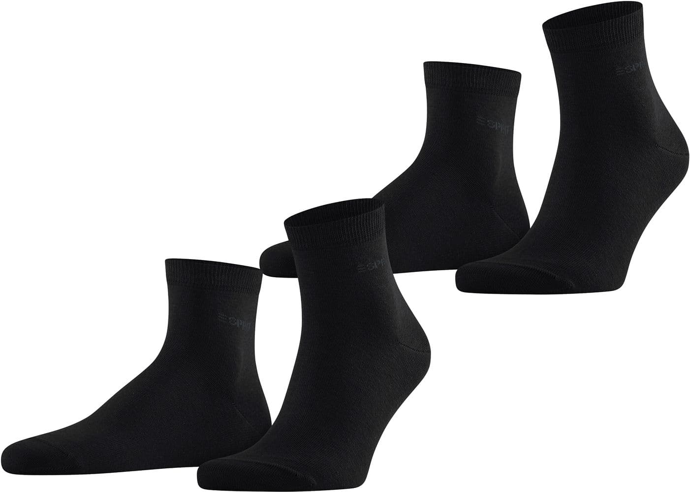 ESPRIT Herren Kurzsocken Basic 2er Pack