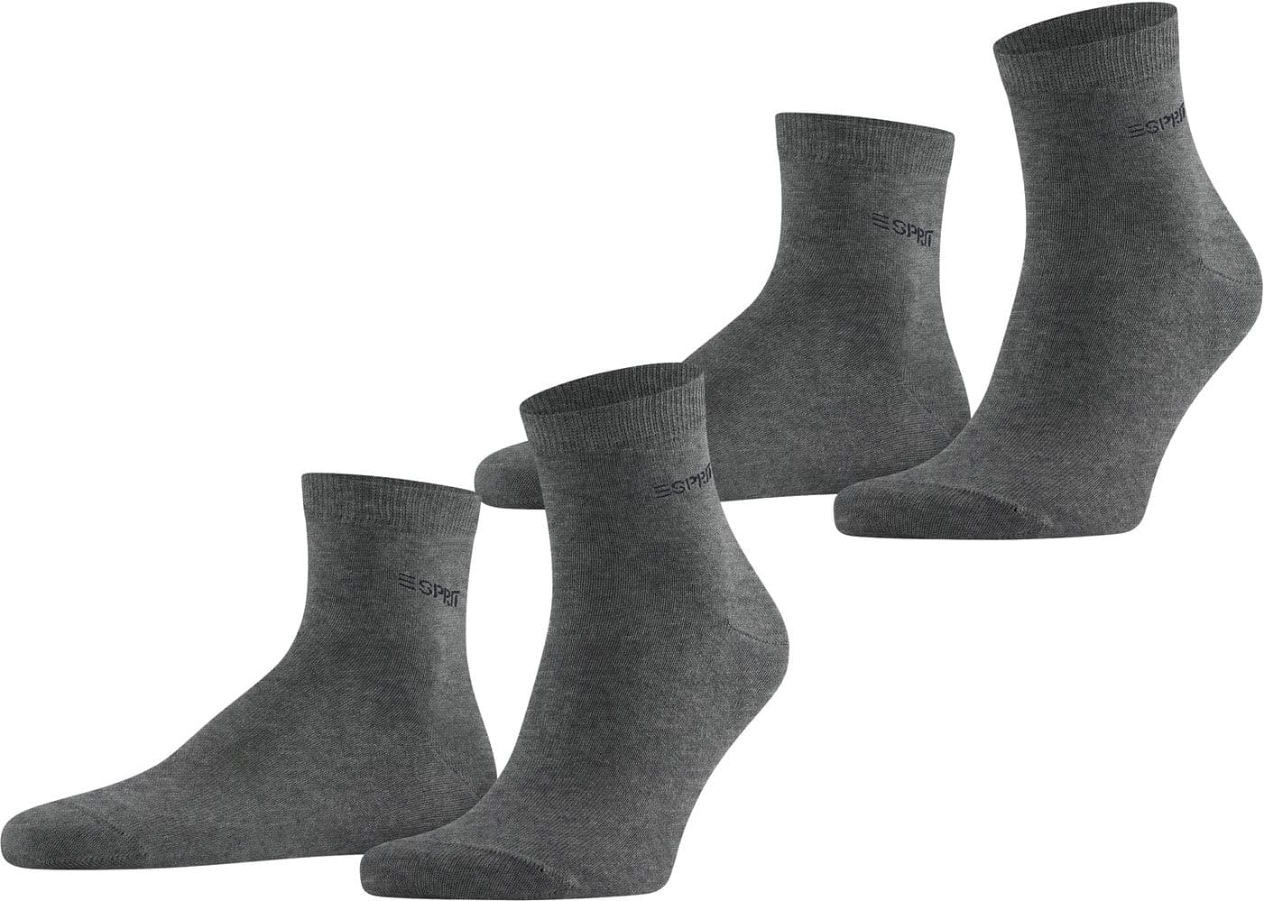 ESPRIT Herren Kurzsocken Basic 2er Pack