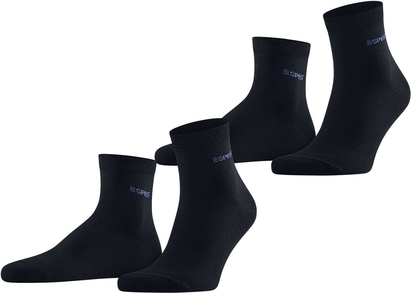 ESPRIT Herren Kurzsocken Basic 2er Pack