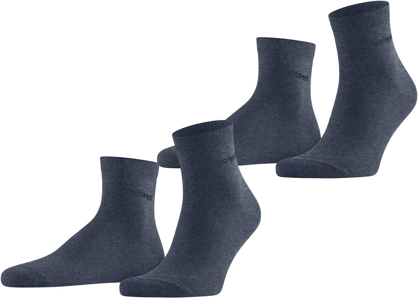 ESPRIT Herren Kurzsocken Basic 2er Pack