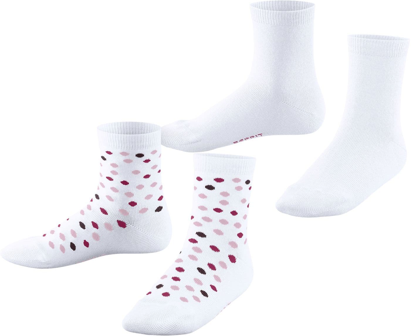 ESPRIT Kinder Kurzsocken Happy Dot 2er Pack