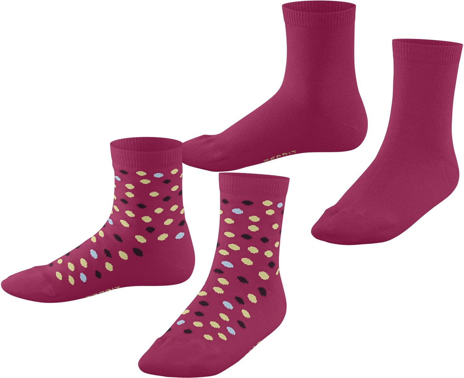 ESPRIT Kinder Kurzsocken Happy Dot 2er Pack