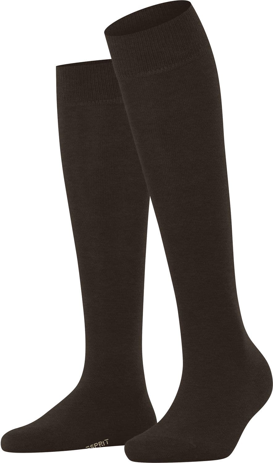 ESPRIT Damen Kniestrümpfe Basic Pure