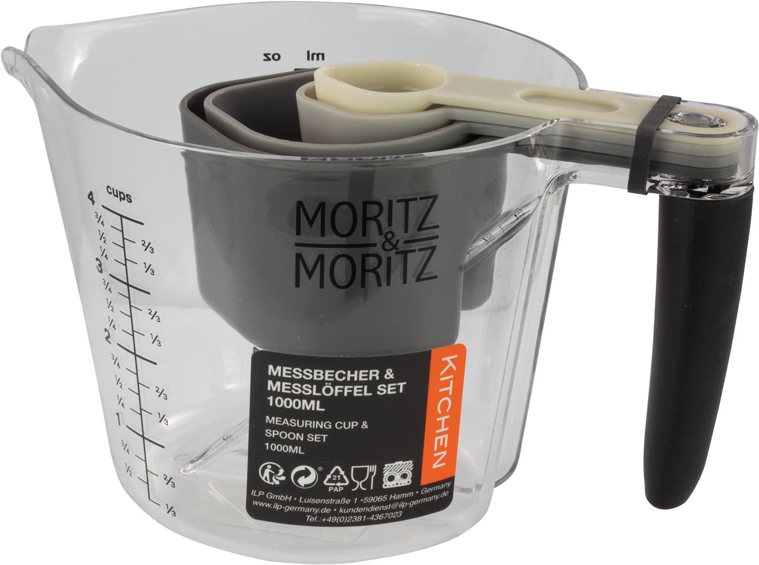 Moritz&Moritz Messbecher 5-tlg.