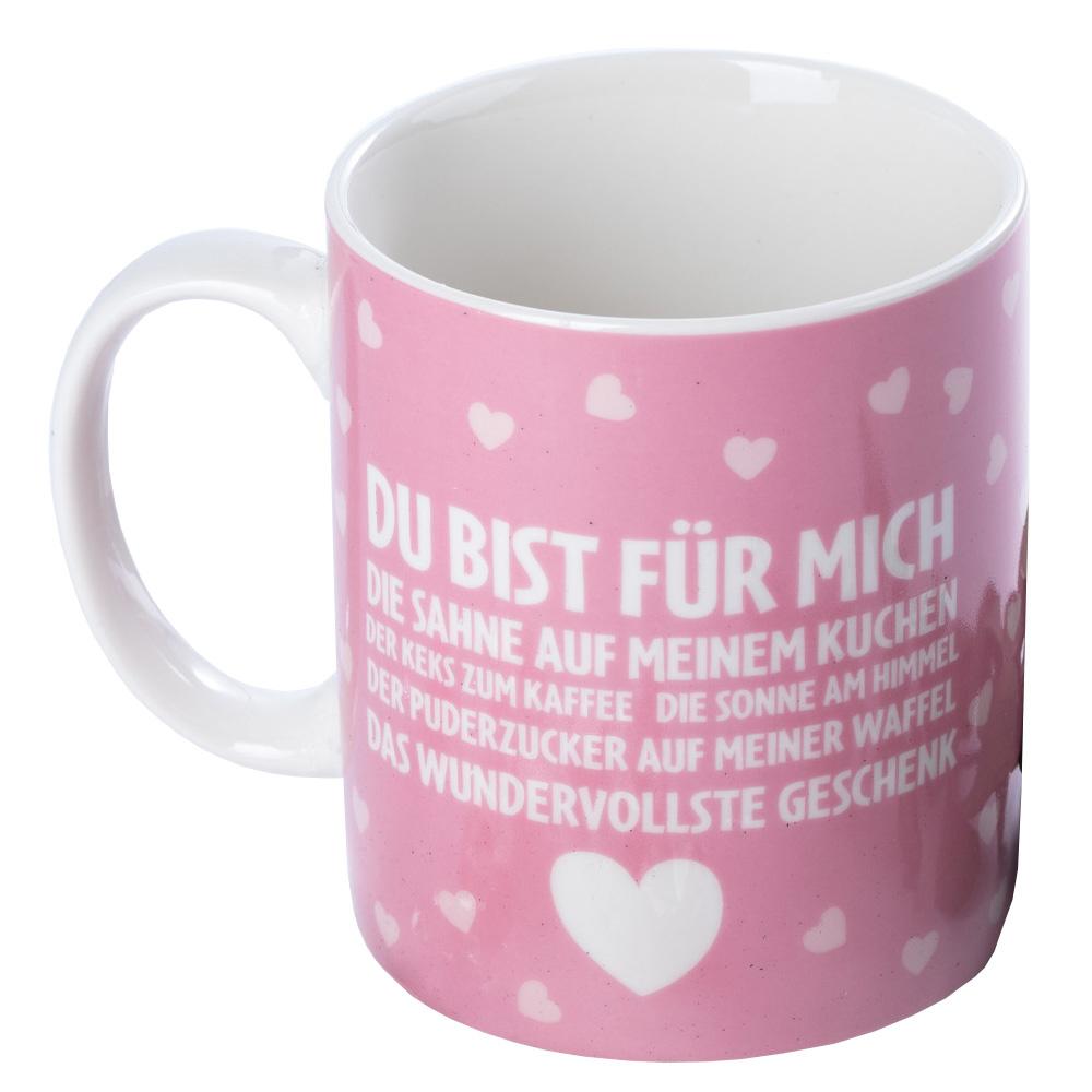 p os Kaffeebecher Du bist für mich