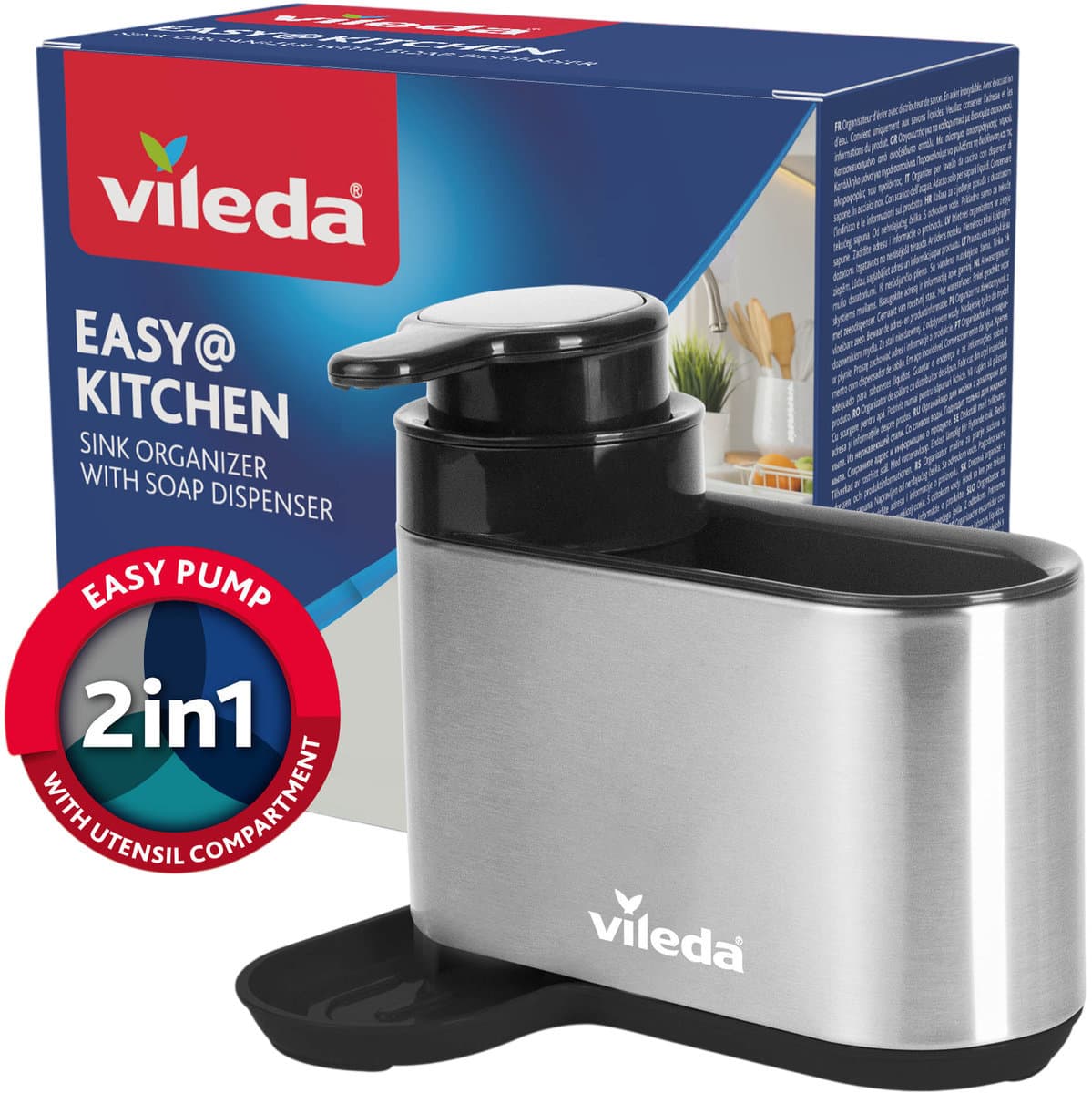 Vileda Spülbeckenorganizer mit Seifenspender