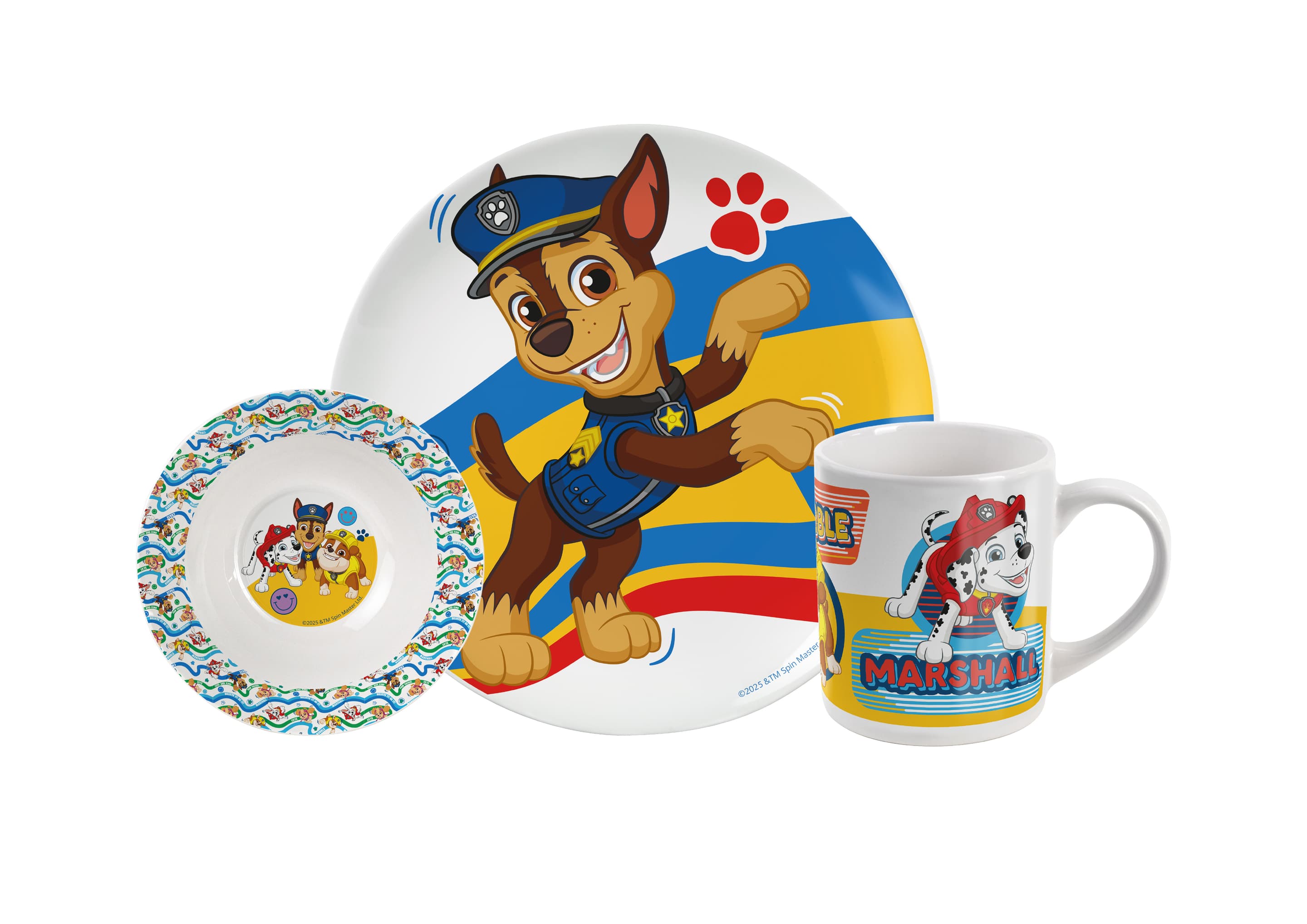 Frühstücksset Paw Patrol 3-tlg.