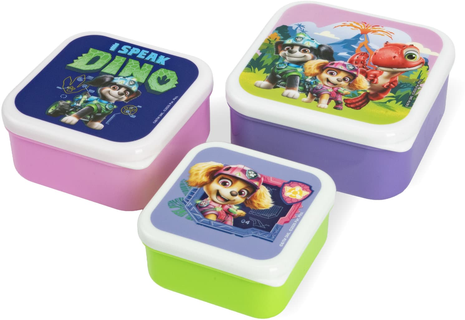 p os Paw Patrol Snackboxen 3-tlg.