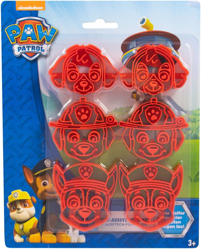 p os Paw Patrol Ausstechformen 6-tlg.