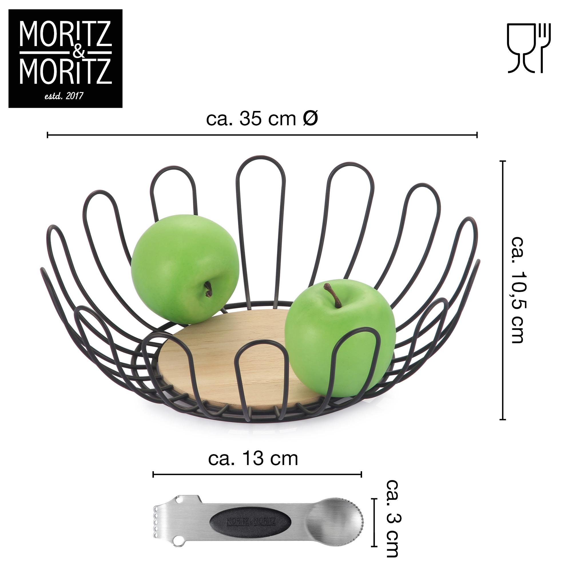 Produktbild Moritz&Moritz Obstkorb Ø32cm mit 4in1 Zitrusschäler 2 von 6