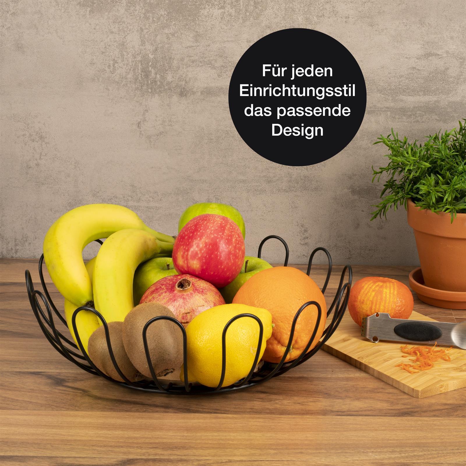 Produktbild Moritz&Moritz Obstkorb Ø32cm mit 4in1 Zitrusschäler 5 von 6