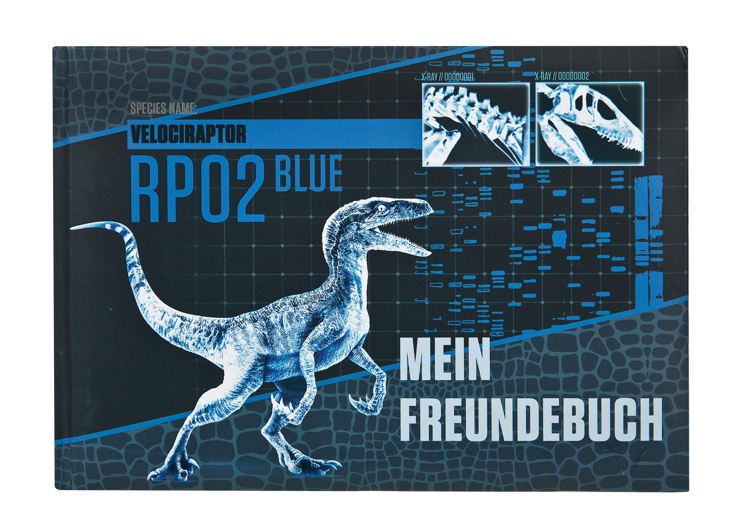 JURASSIC WORLD Freundebuch