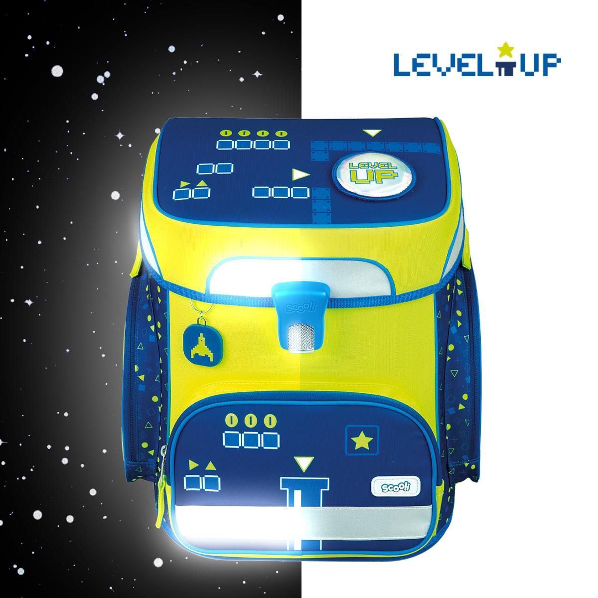Produktbild Scooli Schulranzen-Set EasyFit 5teilig Glow-Edition  Level Up 7 von 7
