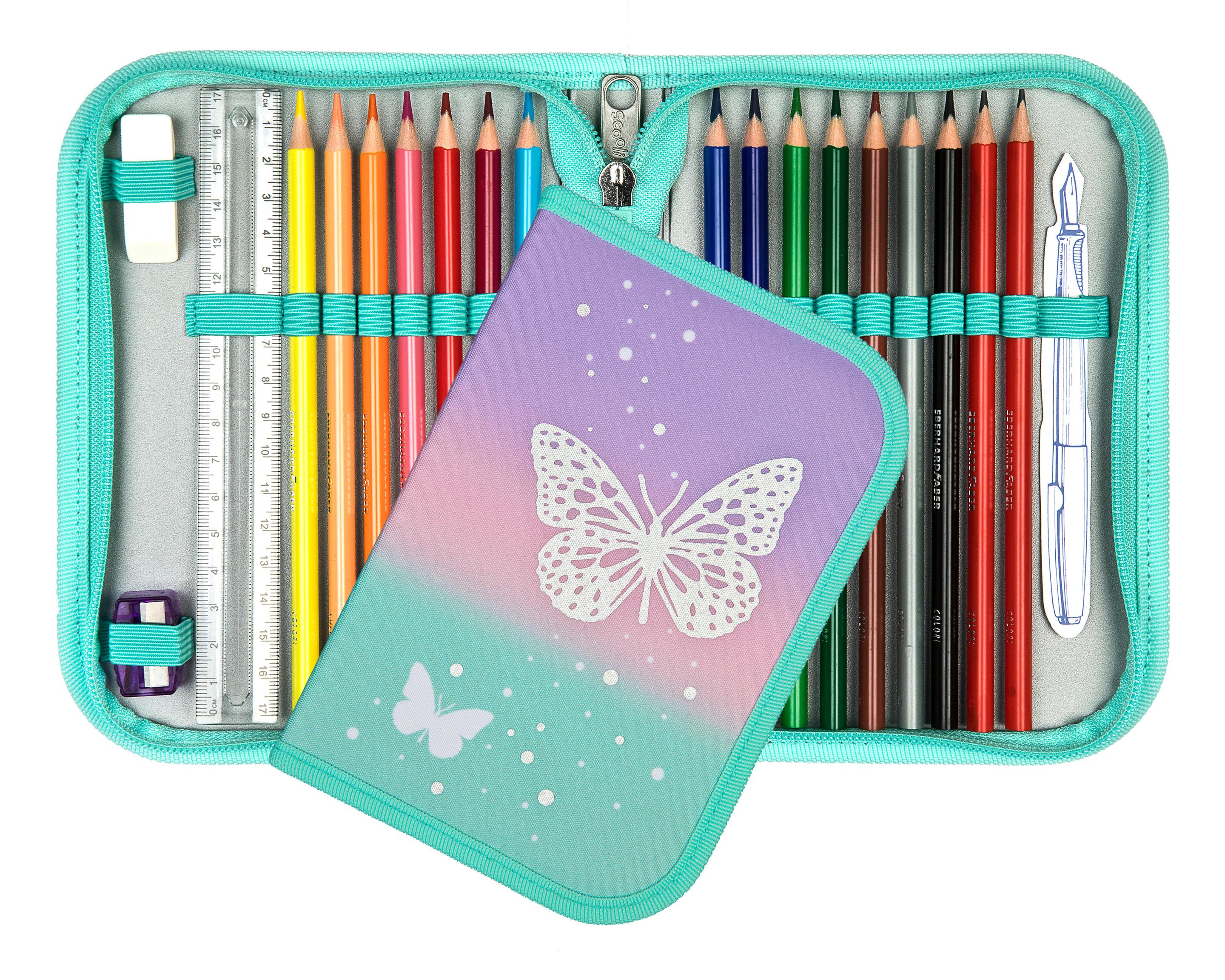 Produktbild Scooli Butterfly EasyFit Schulranzen-Set 5teilig 18 von 22