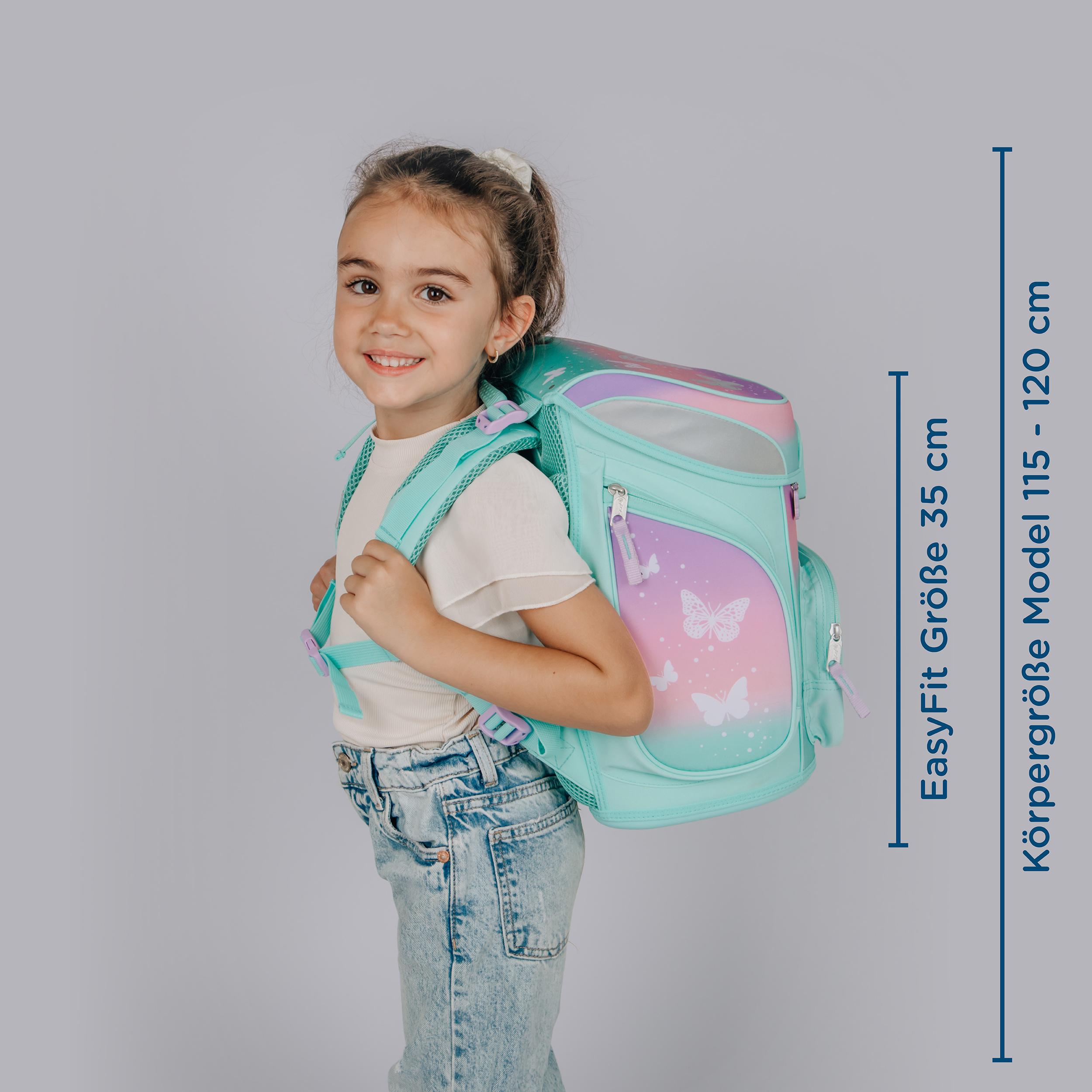 Produktbild Scooli Butterfly EasyFit Schulranzen-Set 5teilig 4 von 22