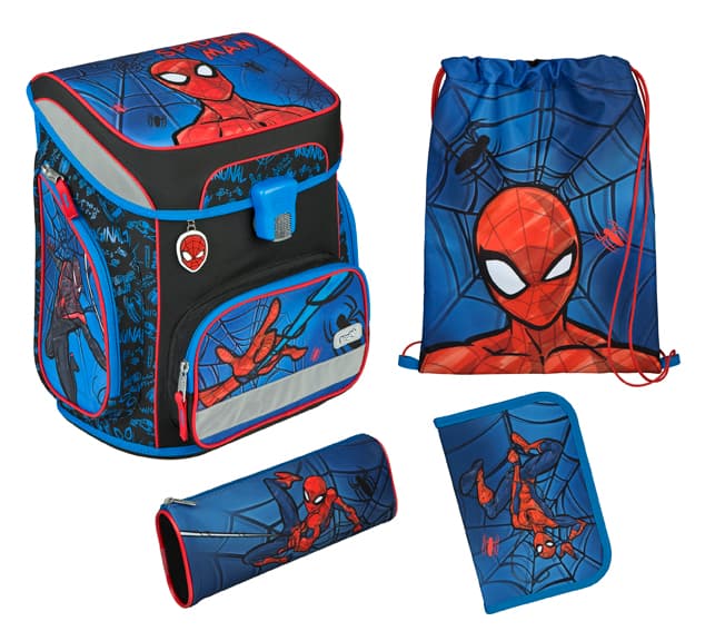 Spider-Man EasyFit Schulranzen Set,5tlg