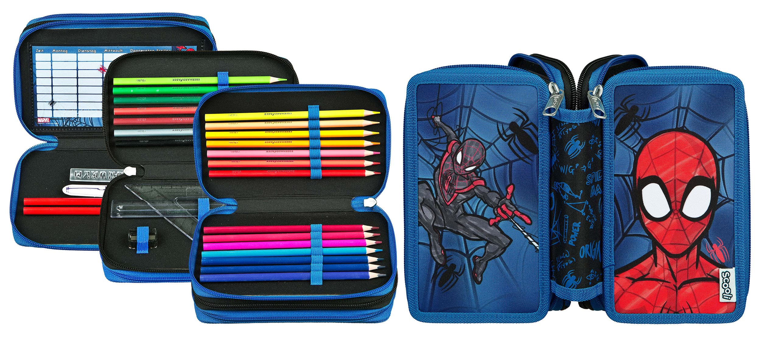 Spider-Man Tripledecker Federmäppchen