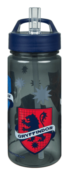 Scooli Harry Potter AERO Trinkflasche mit Trinkhalm, 500 ml
