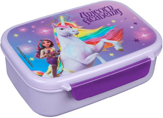 Scooli - UNICORN ACADEMY Brotzeitdose mit herausnehmbarem Einsatz