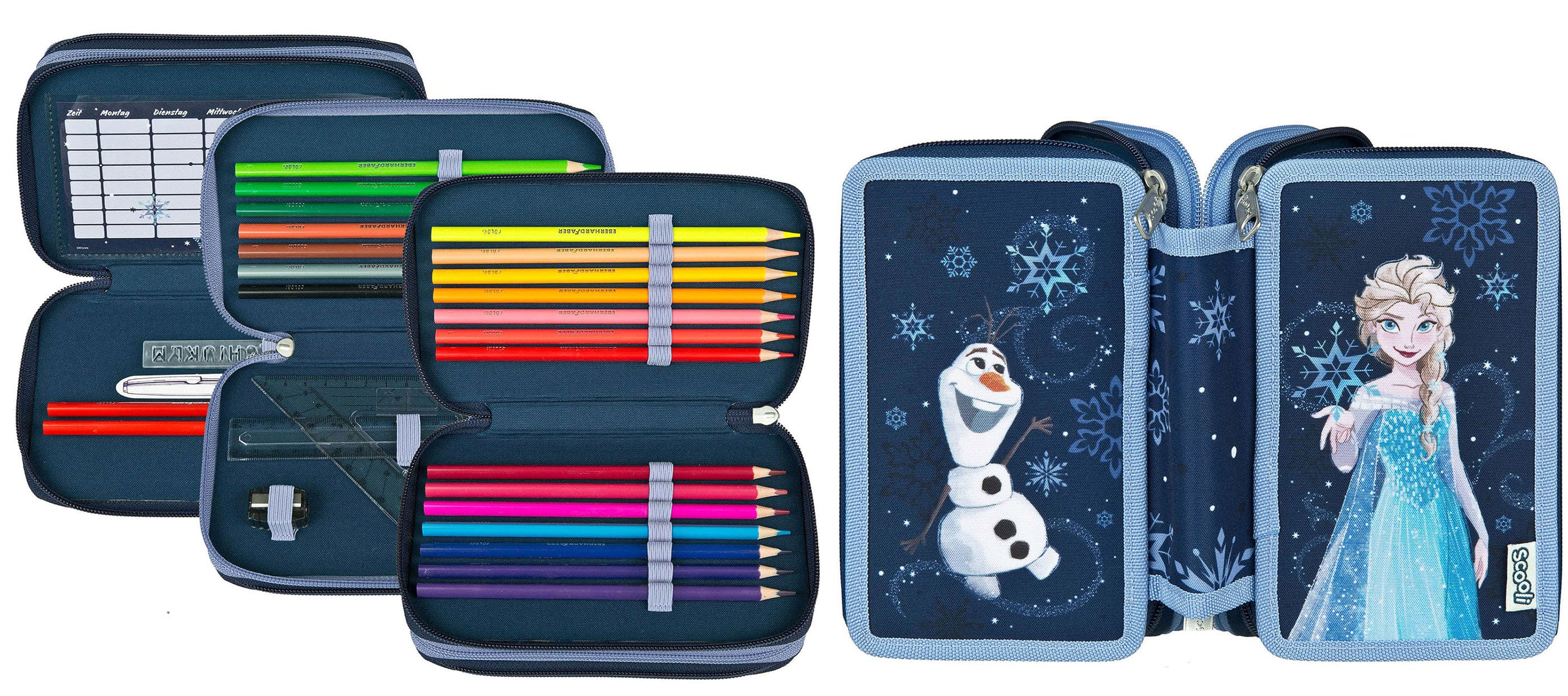 Frozen Tripledecker Federmäppchen