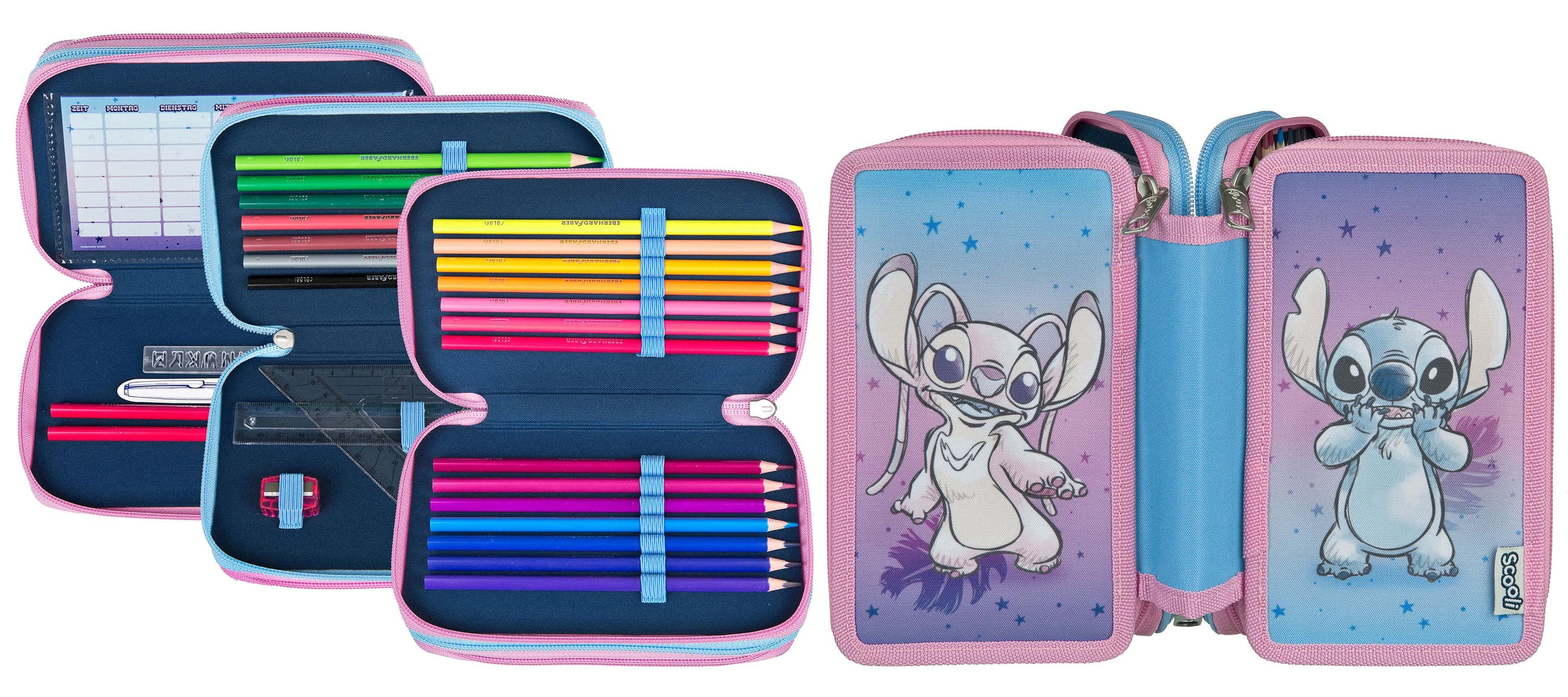 Stitch Tripledecker Federmäppchen