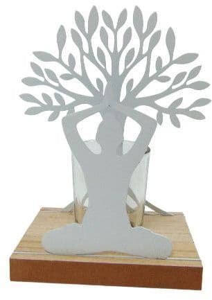 Teelichthalter Buddha