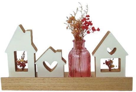 Holz-Aufsteller Häuser