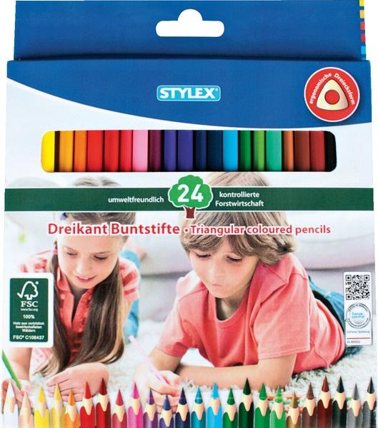 STYLEX Dreikantstifte 24er-Etui