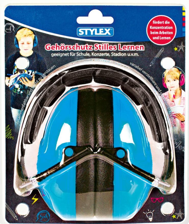 STYLEX Gehörschutz"Stilles Lernen"blau