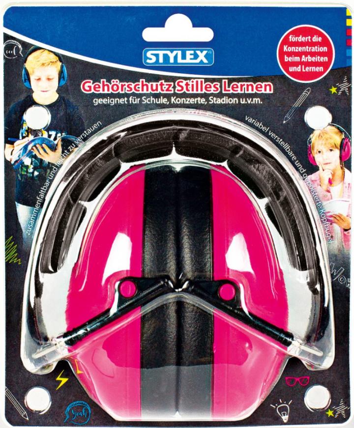 STYLEX Gehörschutz"Stilles Lernen"pink