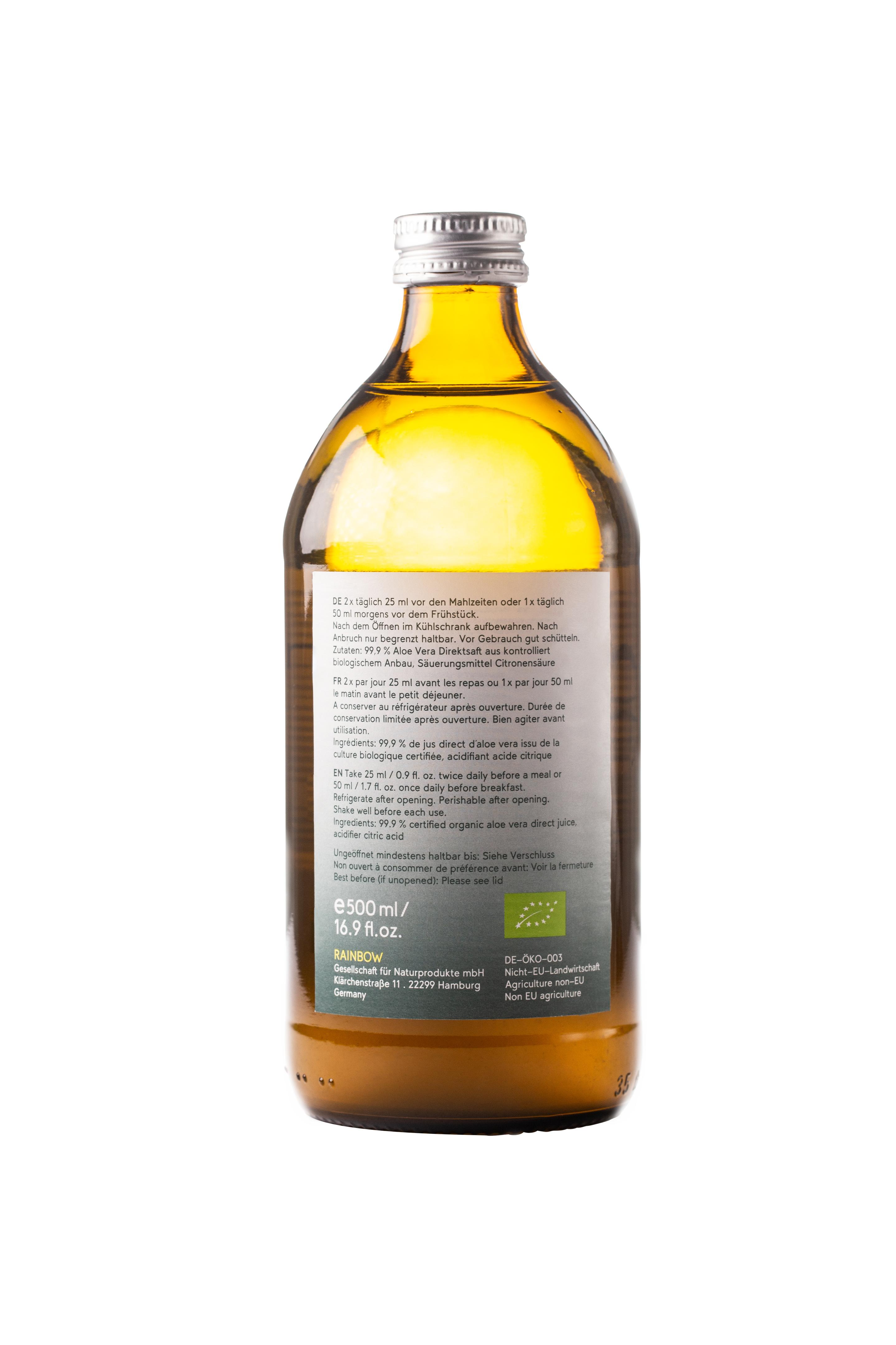 Produktbild RAINBOW Bio Aloe Vera Direktsaft 2 von 2