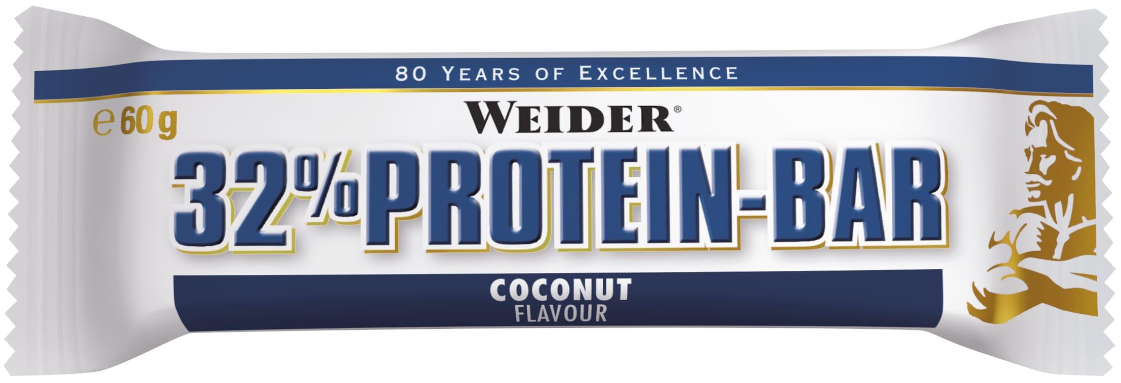 WEIDER 32% PROTEIN RIEGEL mit Kokos