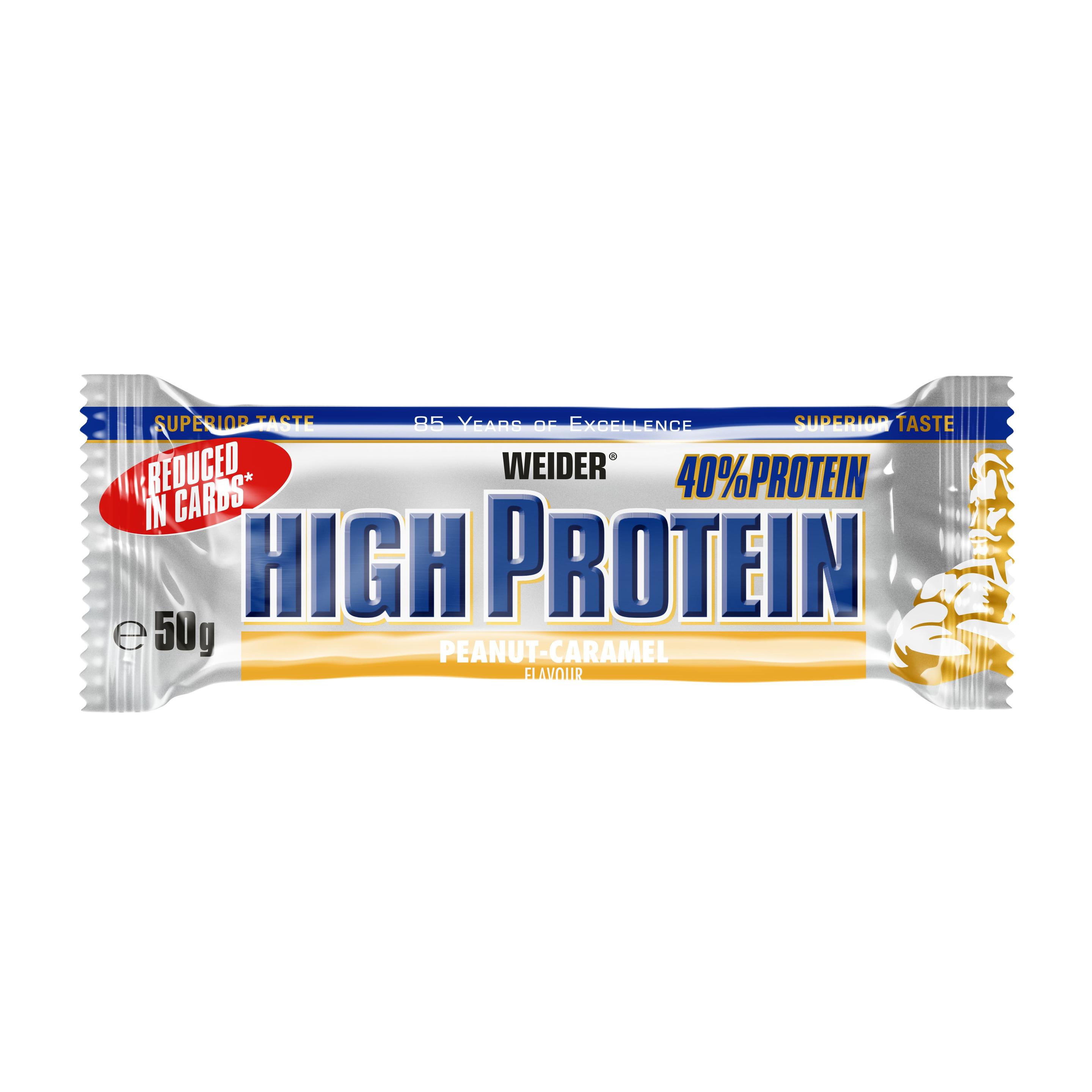 WEIDER 40% PROTEIN Low Carb Bar Erdnuss&Karamell