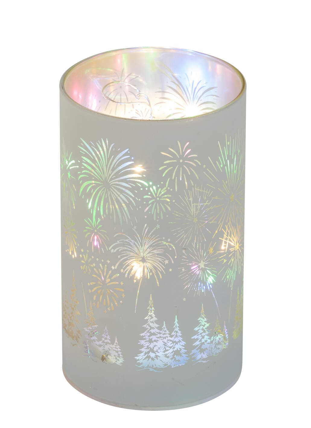 LED Glaslicht Feuerwerk