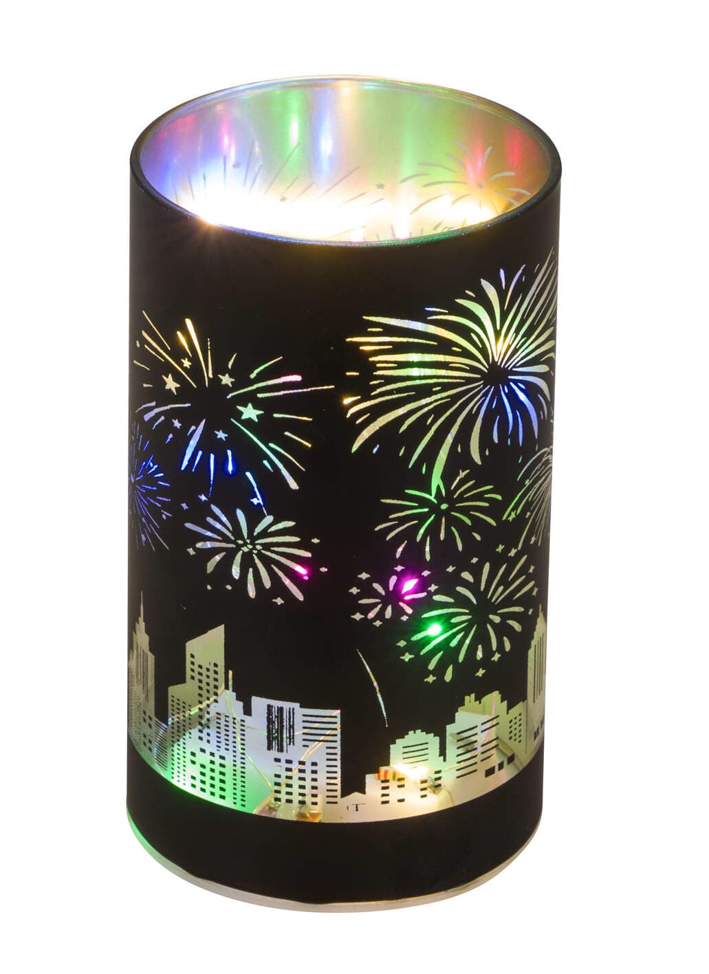 LED Glaslicht Feuerwerk