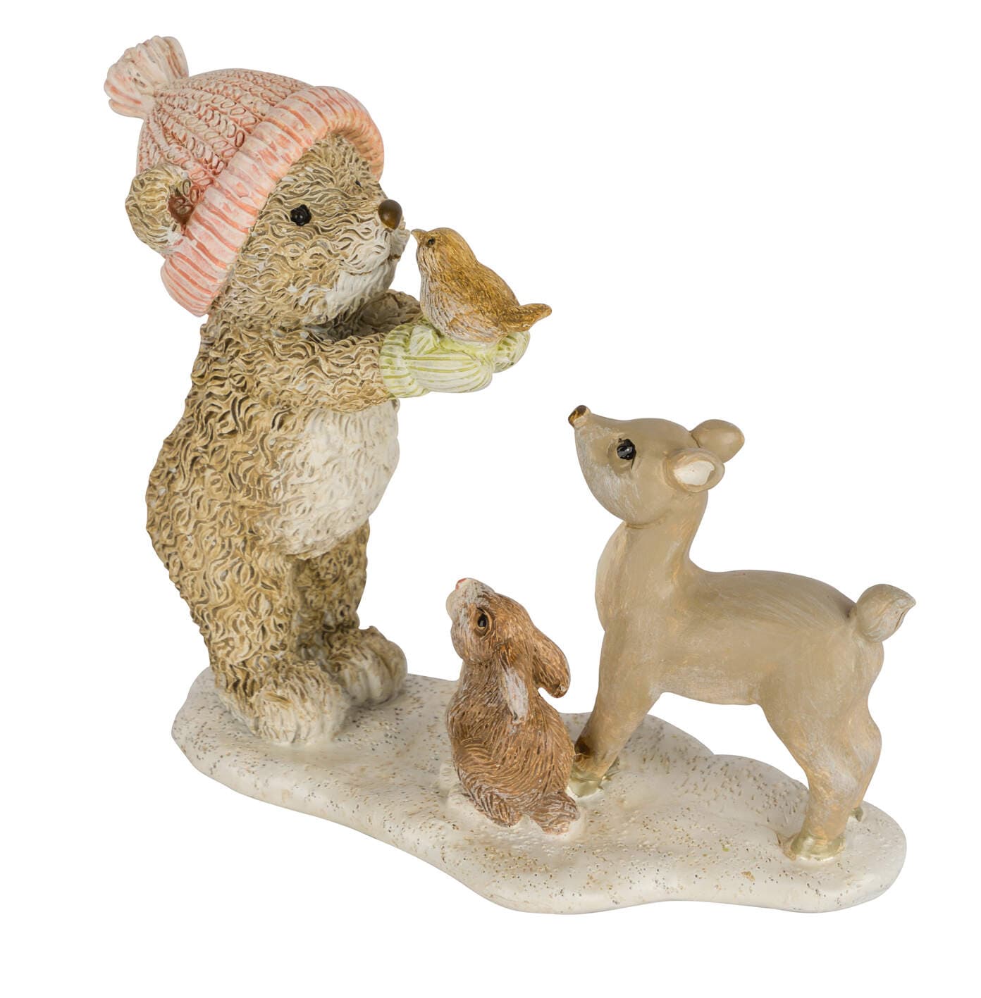 Teddy mit Vogel