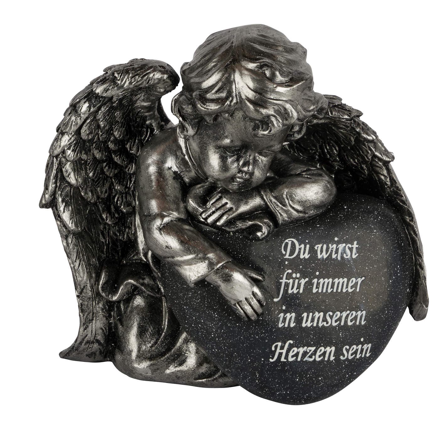 Polyengel mit Herz