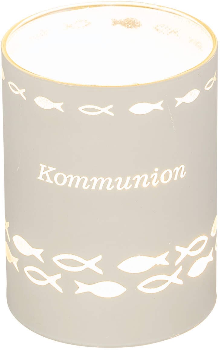 LED-Glaswindlicht Kommunion