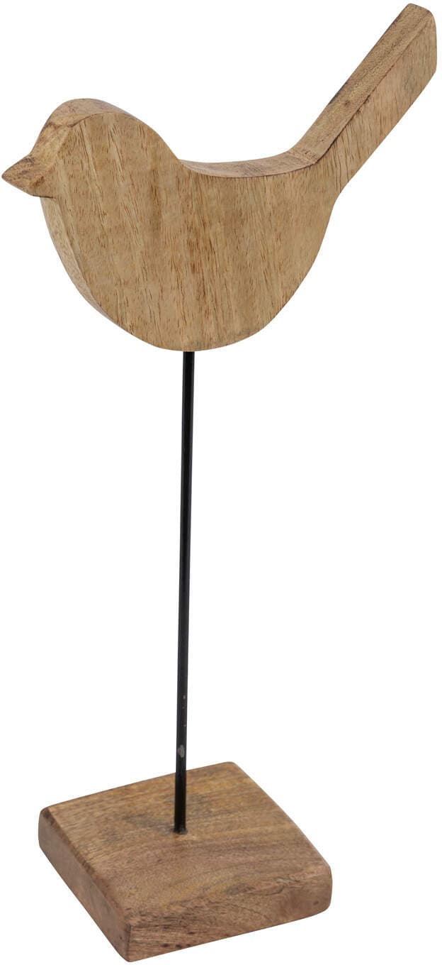 Mangoholzvogel auf Holzfuß