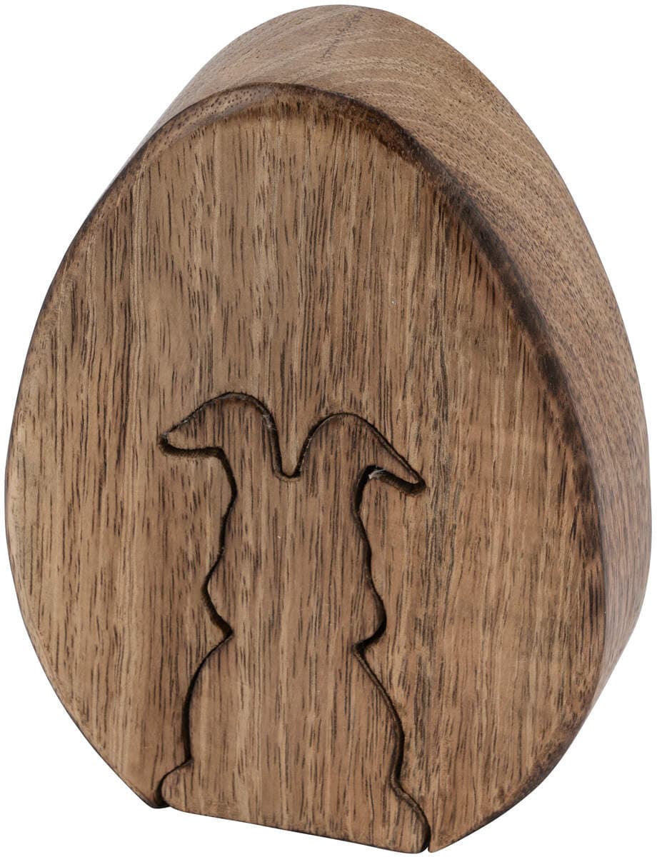 Mangoholzei mit Hase 11,5cm