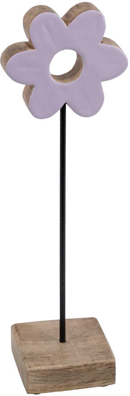 Mangoholzblume auf Holzsockel