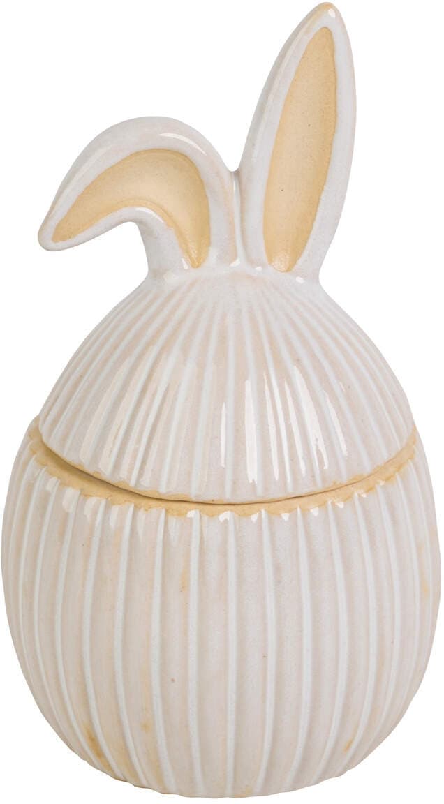 Keramik Hasendose geriffelt
