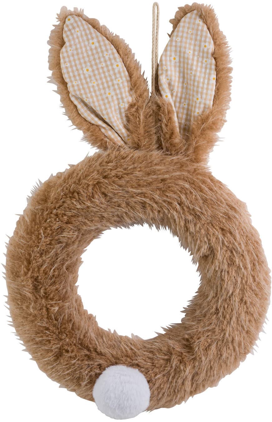Plüschhasen Kranz